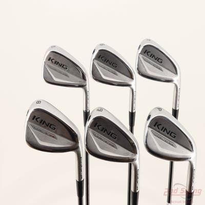 Cobra 2020 KING Forged Tec One Iron Set 5-PW FST KBS Tour $-Taper Lite Black Steel Stiff STD