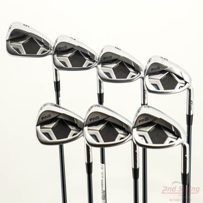 Ping G430 Iron Set 6-PW AW GW UST Mamiya Recoil 65 Dart Graphite Regular Right Handed White Dot +1 1/4"