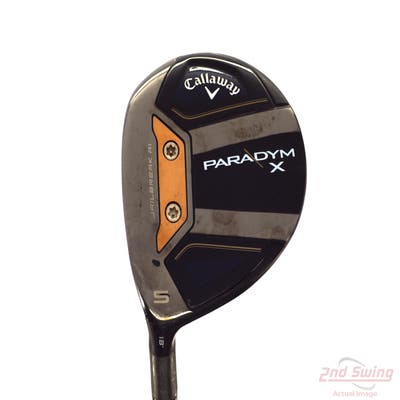 Callaway Paradym X Fairway Wood 5 Wood 5W 18° Aldila Ascent Blue 50 Graphite Senior Left Handed 42.75in