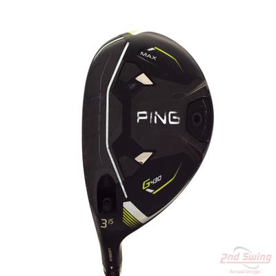Ping G430 MAX Fairway Wood 3 Wood 3W 15° Project X HZRDUS Smoke Black RDX 70 Graphite X-Stiff Left Handed 43.5in