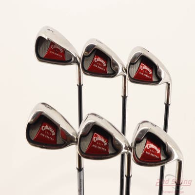 Callaway 2006 Big Bertha Iron Set 5-PW Callaway Stock Graphite Graphite Senior Right Handed +3/4"