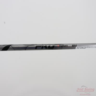 Used W/ Cobra RH Adapter Fujikura PRO Black 60 Driver Shaft X-Stiff 44.25in
