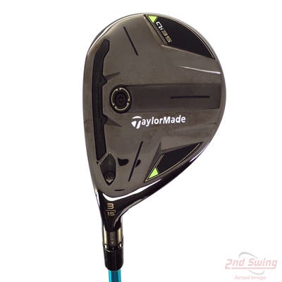 TaylorMade Qi35 Fairway Wood 3 Wood 3W 15° Graphite Design Tour AD GP-8 Teal Graphite X-Stiff Left Handed 43.0in