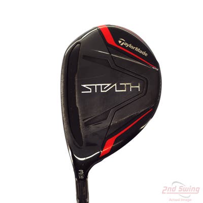 TaylorMade Stealth Fairway Wood 3 Wood 3W 15° TM Fujikura Ventus Red 5 Graphite Regular Left Handed 43.5in