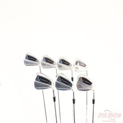 Callaway Apex Ai200 Iron Set 4-PW Project X Rifle 6.5 Steel X-Stiff Right Handed STD