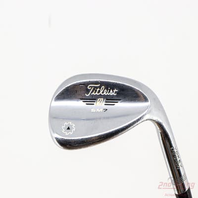 Titleist Vokey SM7 Tour Chrome Wedge Lob LW 58° 10 Deg Bounce S Grind SM7 BV Steel Wedge Flex Right Handed 35.25in