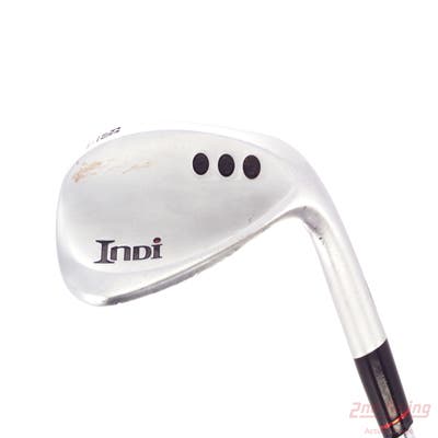 Indi Golf ATK SR Satin Chrome Wedge Sand SW 56° 14 Deg Bounce Project X LZ 6.0 Steel Stiff Right Handed 35.5in