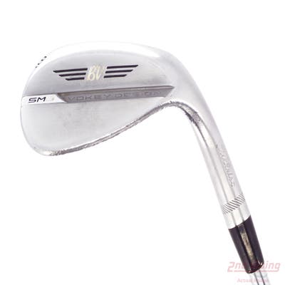 Titleist Vokey SM8 Tour Chrome Wedge Lob LW 58° 8 Deg Bounce M Grind True Temper Dynamic Gold Steel Wedge Flex Right Handed 35.25in