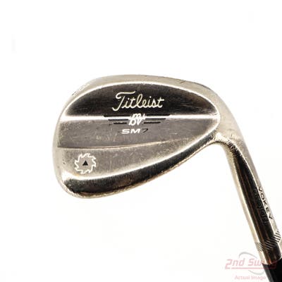Titleist Vokey SM7 Brushed Steel Wedge Lob LW 58° 4 Deg Bounce L Grind SM7 BV Steel Wedge Flex Right Handed 35.0in