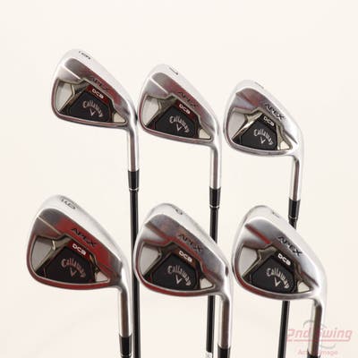 Callaway Apex DCB 21 Iron Set 6-PW AW Mitsubishi Tensei AV Blue 65 Graphite Regular Right Handed STD