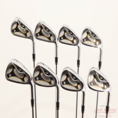 TaylorMade R7 TP Iron Set 3-PW True Temper Dynamic Gold S300 Steel Stiff Right Handed +1/4"