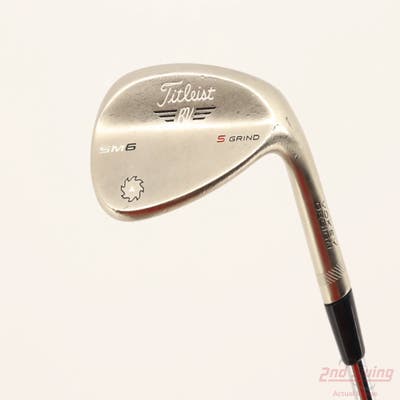 Titleist Vokey SM6 Steel Grey Wedge Sand SW 54° 10 Deg Bounce S Grind Stock Steel Shaft Steel Wedge Flex Right Handed 36.0in