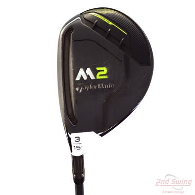 TaylorMade 2019 M2 Fairway Wood 3 Wood 3W 15° TM M2 Reax Graphite Regular Left Handed 44.0in