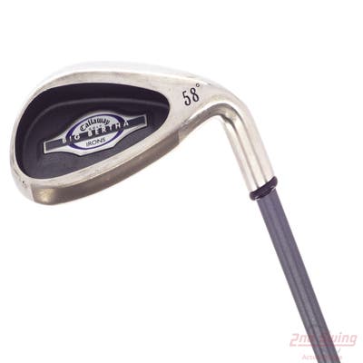 Callaway 2002 Big Bertha Wedge Lob LW 58° Callaway RCH 65w Graphite Ladies Right Handed 34.0in