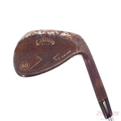 Callaway X Forged Vintage Wedge Lob LW 60° 10 Deg Bounce C Grind Callaway Stock Steel Steel Wedge Flex Right Handed 35.0in