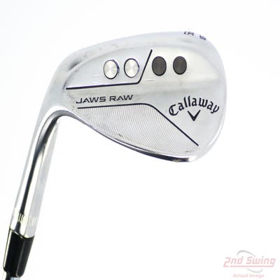 Callaway Jaws Raw Chrome Wedge Sand SW 56° 10 Deg Bounce S Grind Dynamic Gold Spinner TI Steel Wedge Flex Left Handed 35.5in