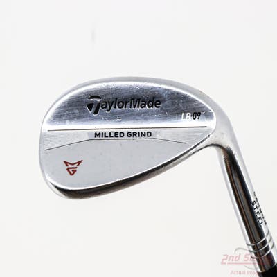TaylorMade Milled Grind Satin Chrome Wedge Lob LW 60° 9 Deg Bounce LB True Temper Dynamic Gold Steel Wedge Flex Right Handed 35.0in