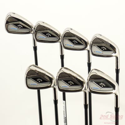 Callaway Paradym Ai Smoke HL Iron Set 6-PW AW GW Project X Cypher 2.0 60 Graphite Regular Right Handed -1 1/2"