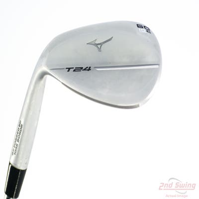 Mizuno T24 Soft Satin Wedge Lob LW 60° 10 Deg Bounce C Grind Dynamic Gold Tour Issue S400 Steel Wedge Flex Left Handed 34.75in