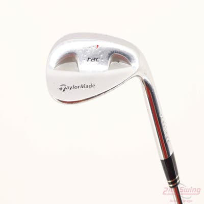 TaylorMade Rac Chrome Wedge Lob LW 58° 8 Deg Bounce Stock Steel Shaft Steel Wedge Flex Right Handed 35.25in