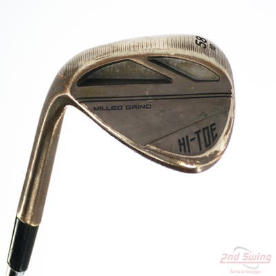 TaylorMade Milled Grind HI-TOE 3 Copper Wedge Lob LW 58° 10 Deg Bounce Dynamic Gold Tour Issue S400 Steel Stiff Left Handed 35.5in