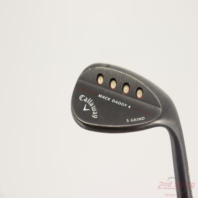Callaway Mack Daddy 4 Black Wedge Lob LW 60° 10 Deg Bounce S Grind Dynamic Gold Tour Issue 115 Steel Stiff Right Handed 35.0in