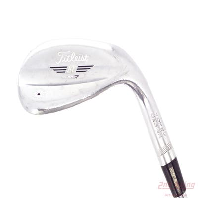 Titleist Vokey SM7 Tour Chrome Wedge Lob LW 60° 12 Deg Bounce D Grind SM7 BV Steel Wedge Flex Right Handed 35.25in