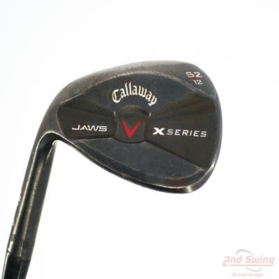 Callaway X Series Jaws CC Slate Wedge Gap GW 52° 12 Deg Bounce Callaway Stock Steel Steel Wedge Flex Left Handed 35.5in