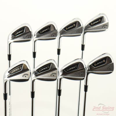 Callaway Apex Ai200 Iron Set 4-PW AW Nippon NS Pro Modus 3 Tour 105 Steel Stiff Left Handed +1/2"