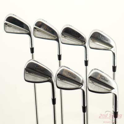 Titleist 2023 T150 Iron Set 4-PW FST KBS Tour C-Taper 130 Steel X-Stiff Right Handed +3/4"