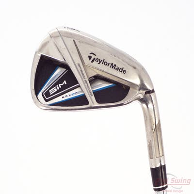TaylorMade SIM MAX Single Iron 6 Iron FST KBS MAX 85 Steel Stiff Right Handed 37.75in