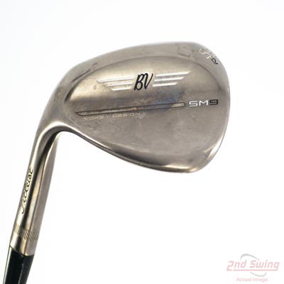 Titleist Vokey SM9 Brushed Steel Wedge Lob LW 58° 12 Deg Bounce D Grind True Temper Dynamic Gold S200 Steel Stiff Left Handed 35.0in