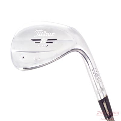 Titleist Vokey SM7 Tour Chrome Wedge Lob LW 58° 12 Deg Bounce D Grind Aerotech SteelFiber i110cw Steel Stiff Right Handed 35.0in