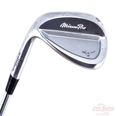 Mint Mizuno Pro T-3 Soft White Satin Wedge Sand SW 54° 8 Deg Bounce M Grind FST KBS Hi-Rev 2.0 115 Steel Wedge Flex Left Handed 35.25in
