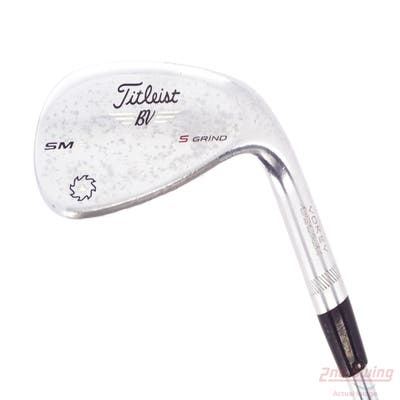 Titleist Vokey SM6 Tour Chrome Wedge Sand SW 56° 10 Deg Bounce S Grind SM6 BV Steel Wedge Flex Right Handed 35.25in