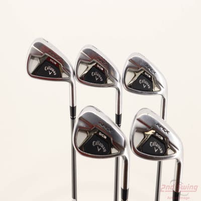 Callaway Apex DCB 21 Iron Set 7-PW AW Project X Catalyst 55 Graphite Senior Right Handed STD