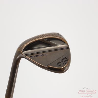 TaylorMade Milled Grind HI-TOE 3 Copper Wedge Lob LW 58° 10 Deg Bounce FST KBS Hi-Rev 2.0 Steel Wedge Flex Left Handed 34.25in