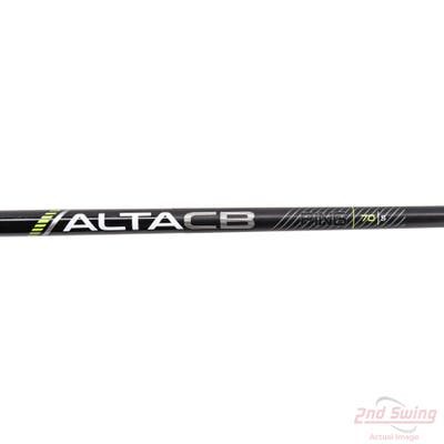 Used W/ Ping RH Adapter Ping ALTA CB 70 Black 70g Hybrid Shaft Stiff 39.0in