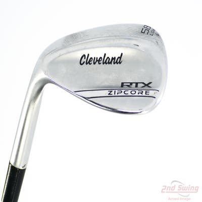 Cleveland RTX ZipCore Tour Satin Wedge Lob LW 58° 6 Deg Bounce Low Dynamic Gold Spinner TI Steel Wedge Flex Left Handed 35.25in