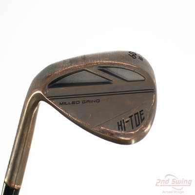 TaylorMade Milled Grind HI-TOE 3 Copper Wedge Lob LW 60° 10 Deg Bounce FST KBS Hi-Rev 2.0 115 Steel Regular Left Handed 35.25in