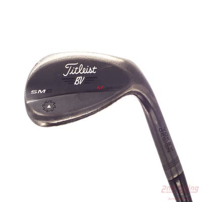 Titleist Vokey SM6 Jet Black Wedge Lob LW 60° 8 Deg Bounce M Grind SM6 BV Steel Wedge Flex Right Handed 35.0in