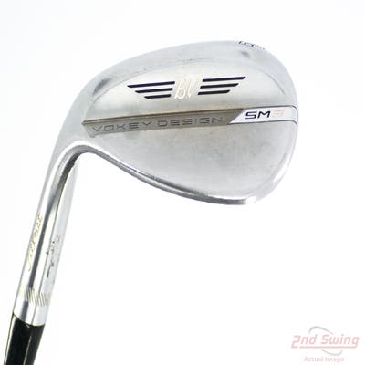 Titleist Vokey SM8 Tour Chrome Wedge Lob LW 60° 10 Deg Bounce S Grind Titleist Vokey BV Steel Wedge Flex Left Handed 35.25in