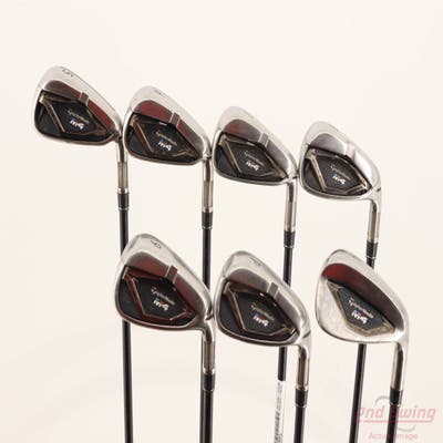 TaylorMade M4 Iron Set 5-PW AW Fujikura ATMOS 6 Red Graphite Regular Right Handed -1/4"