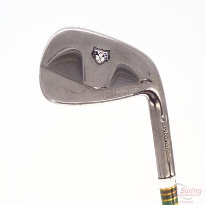 TaylorMade Rac TP MB Smoke Single Iron Pitching Wedge PW Stock Steel Shaft Steel Stiff Right Handed 36.25in