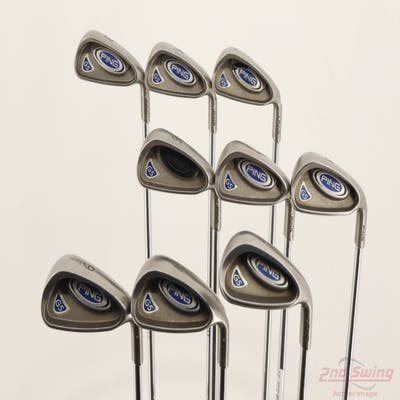 Ping G5 Iron Set 3-PW SW Stock Steel Shaft Steel Stiff Right Handed Green Dot +3/4"