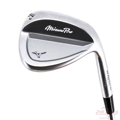 Mint Mizuno Pro T-3 Soft White Satin Wedge Sand SW 54° 8 Deg Bounce M Grind FST KBS Hi-Rev 2.0 115 Steel Wedge Flex Right Handed 35.25in