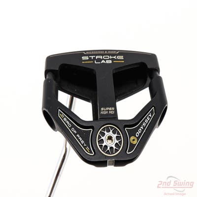 Odyssey Stroke Lab Black Bird Of Prey Putter Steel Left Handed 34.0in