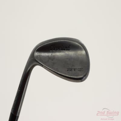 Cleveland RTZ Black Satin Wedge Sand SW 56° 10 Deg Bounce Mid Dynamic Gold Spinner TI Steel Wedge Flex Left Handed 35.5in