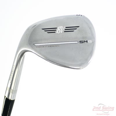 Titleist Vokey SM9 Tour Chrome Wedge Sand SW 56° 14 Deg Bounce F Grind Titleist Vokey BV Steel Wedge Flex Left Handed 35.0in