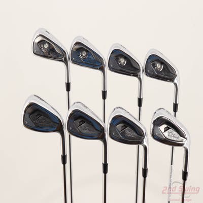 Titleist T200 Iron Set 4-PW AW True Temper AMT Black S300 Steel Stiff Right Handed +1/4"